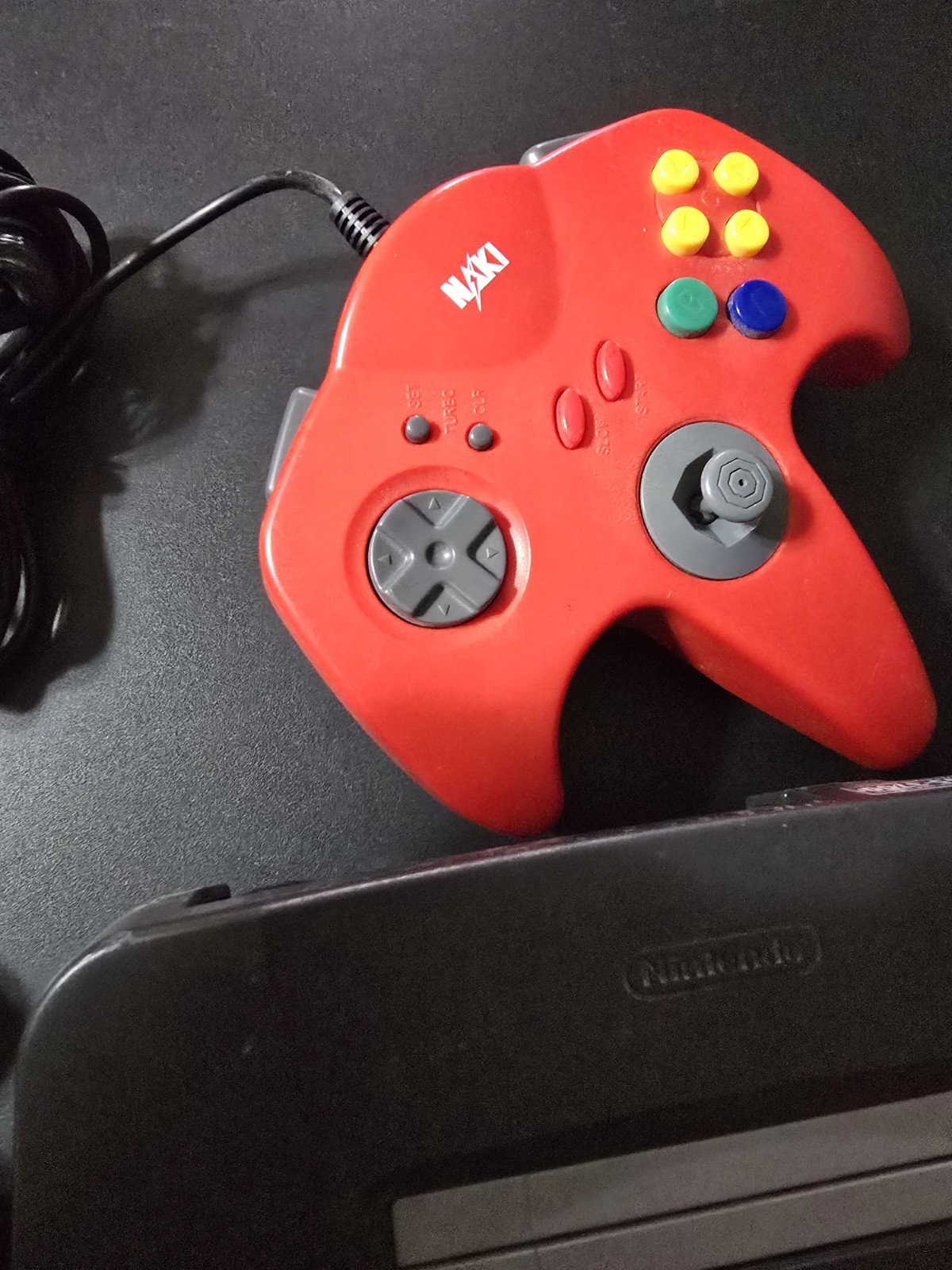 Nintendo 64 Video Game Console NUS-001 With 1 Control *Power Cord Not Included*