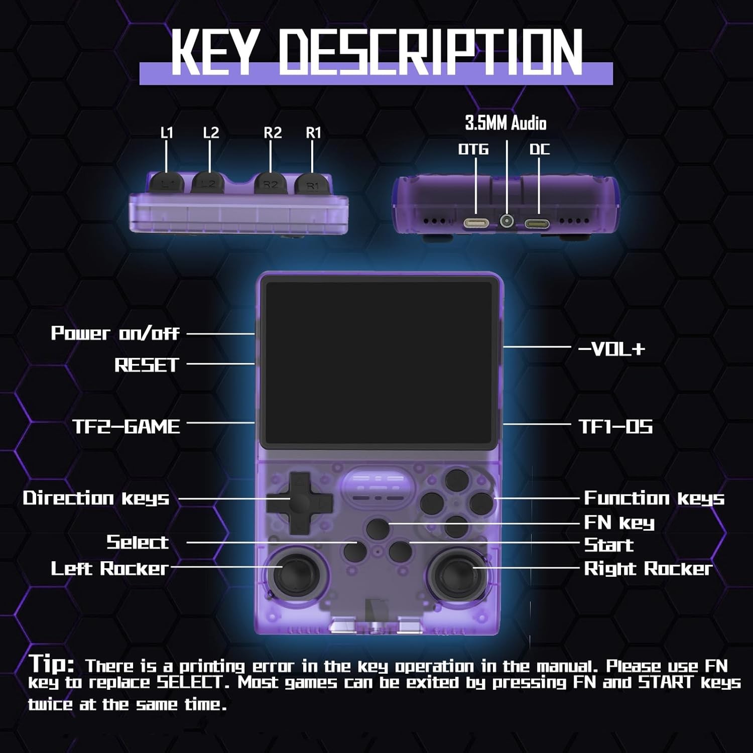 R40S PRO Transparent Purple 30000 256GB
