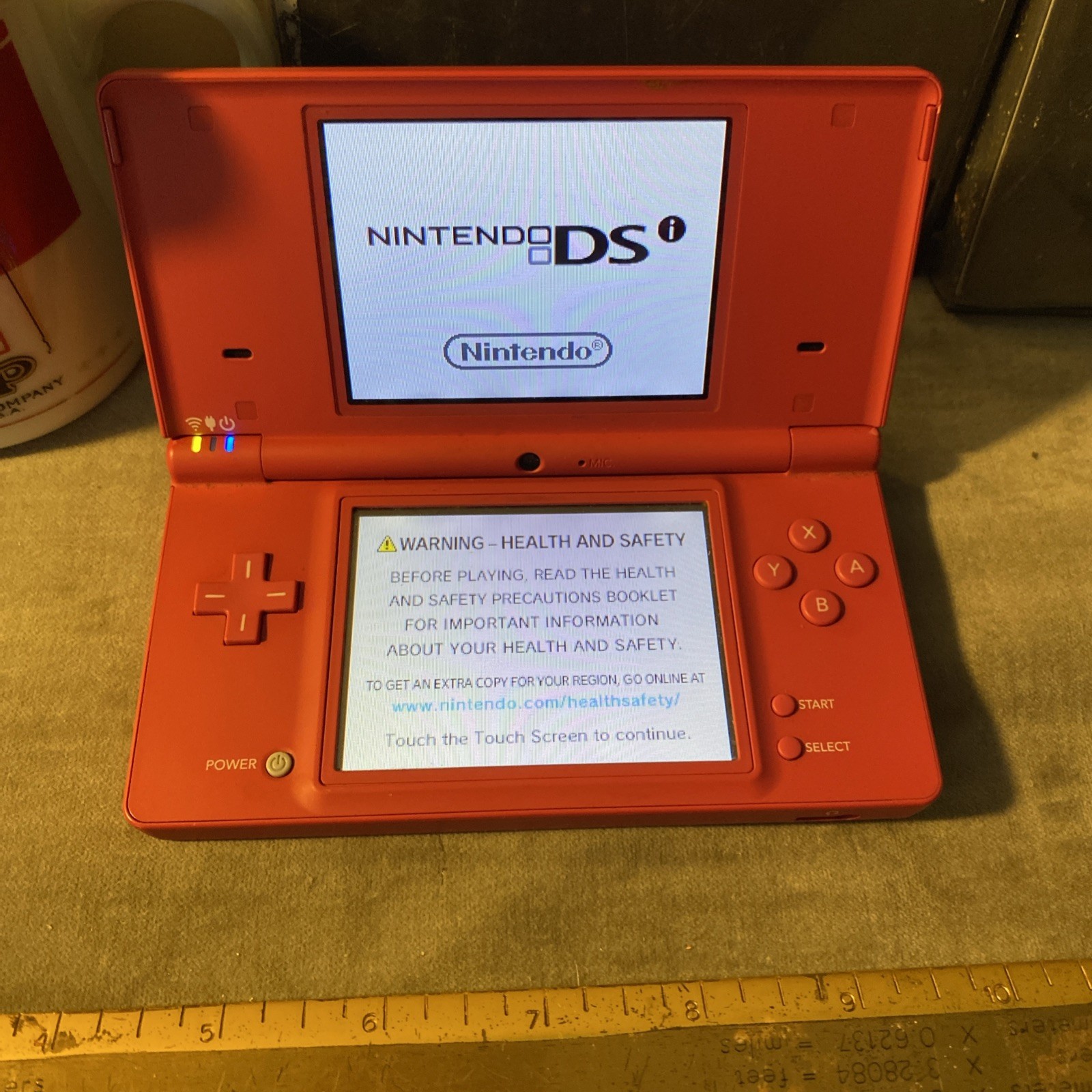 Nintendo DSI Matte Hot Pink System + Charger + 3 Games