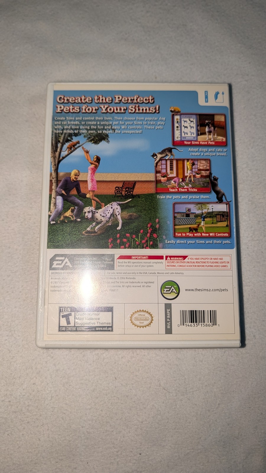 Nintendo Wii RVL-001 512MB White Home Console Tested Working -See Description-