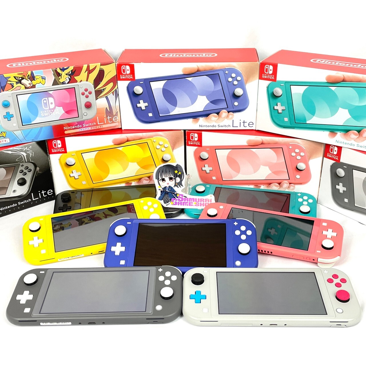 Nintendo Switch Lite Light Various colors to choose Console Japanese Box Charger