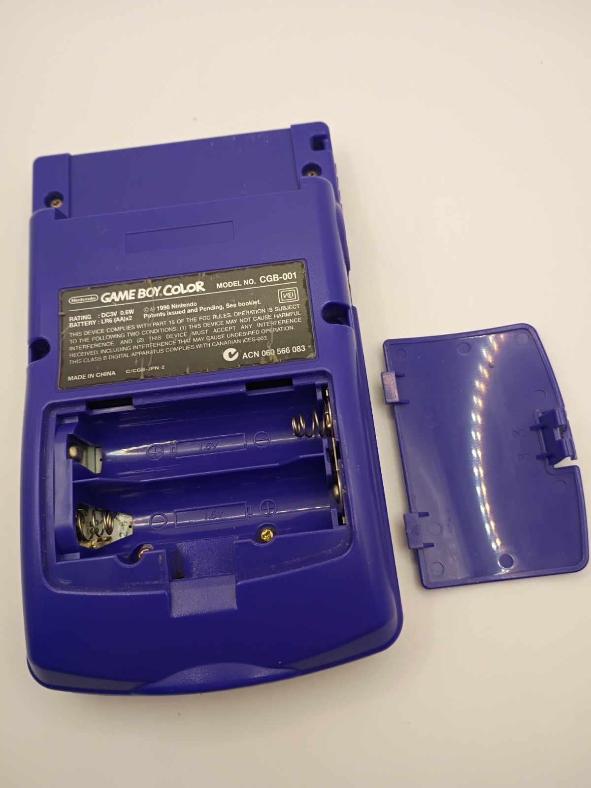Nintendo Game Boy Color Grape Handheld System