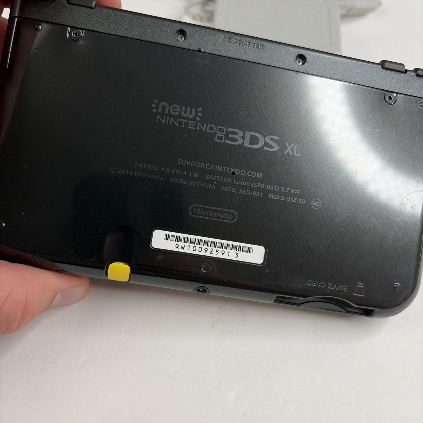 New Nintendo 3DS XL Gray Black Console Repair! READ W Charger Stylus US Version