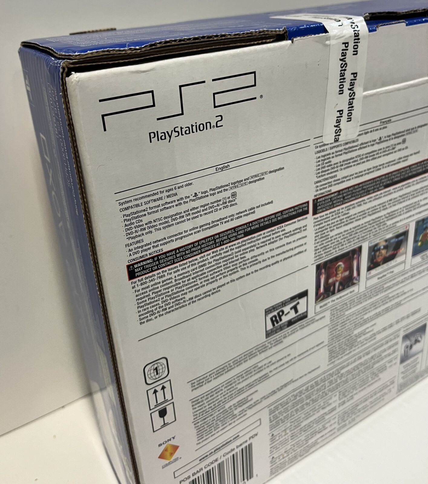 SONY PLAYSTATION 2 CONSOLE SCPH-90001 SS CB NEW NTSC USA FACTORY SEALED