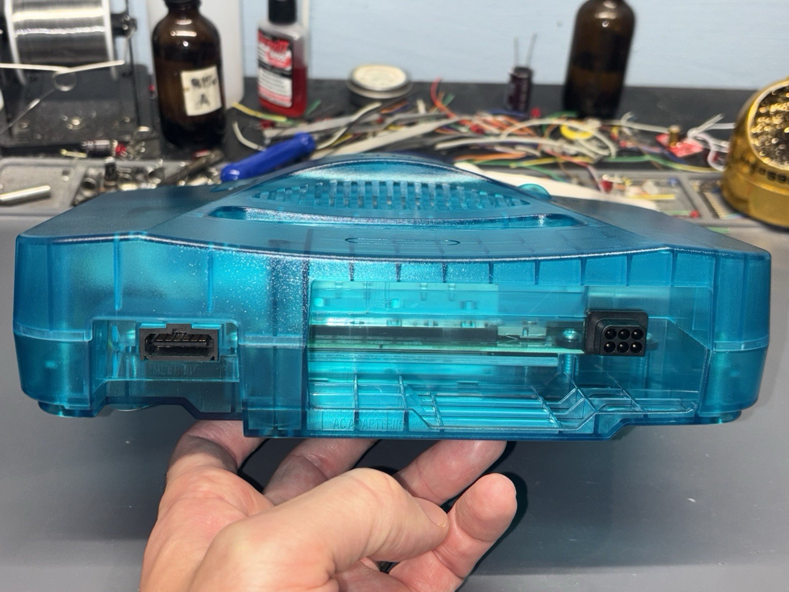 Ultimate Advanced RGB N64 Ice Blue Recap Deblur IGR Nintendo 64 Region