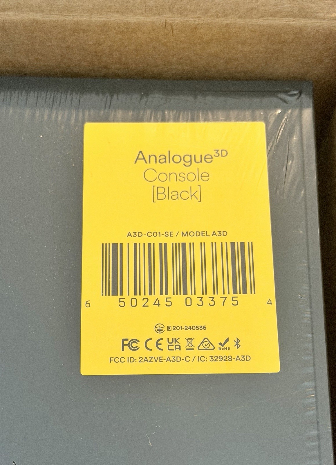 Analogue 3D Console (black) – New in Box