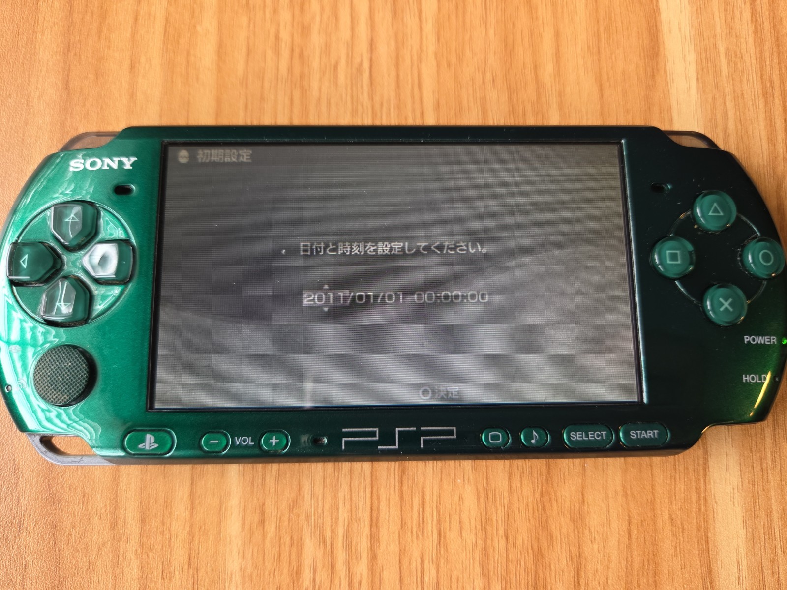 Sony PSP-3000 PSP 3000 Console Spirited Green SG Working Tested CIB