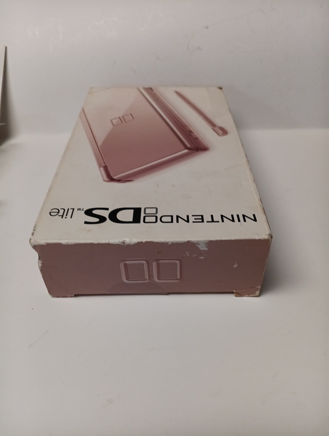 Nintendo DS Lite Metallic Rose Pink System And Adaptor No Charger Tested