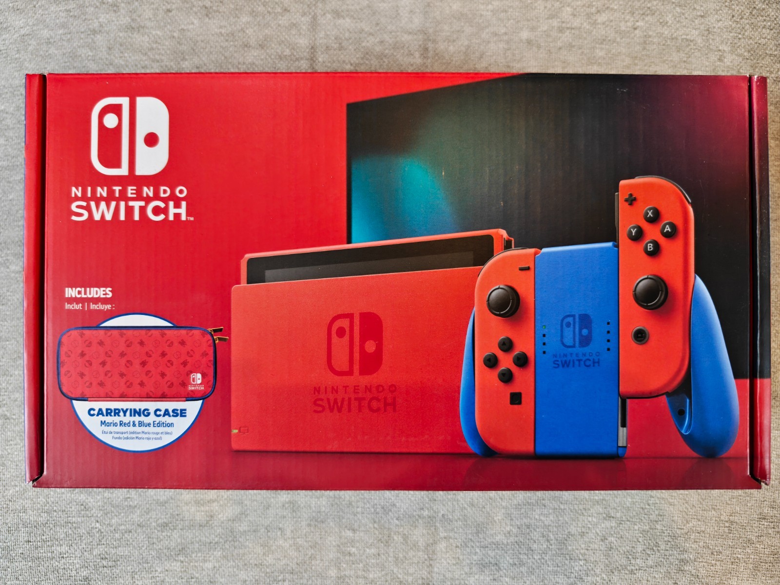 Nintendo Switch Mario 35th-Anniversary Red & Blue RARE Limited Edition NEW!!!