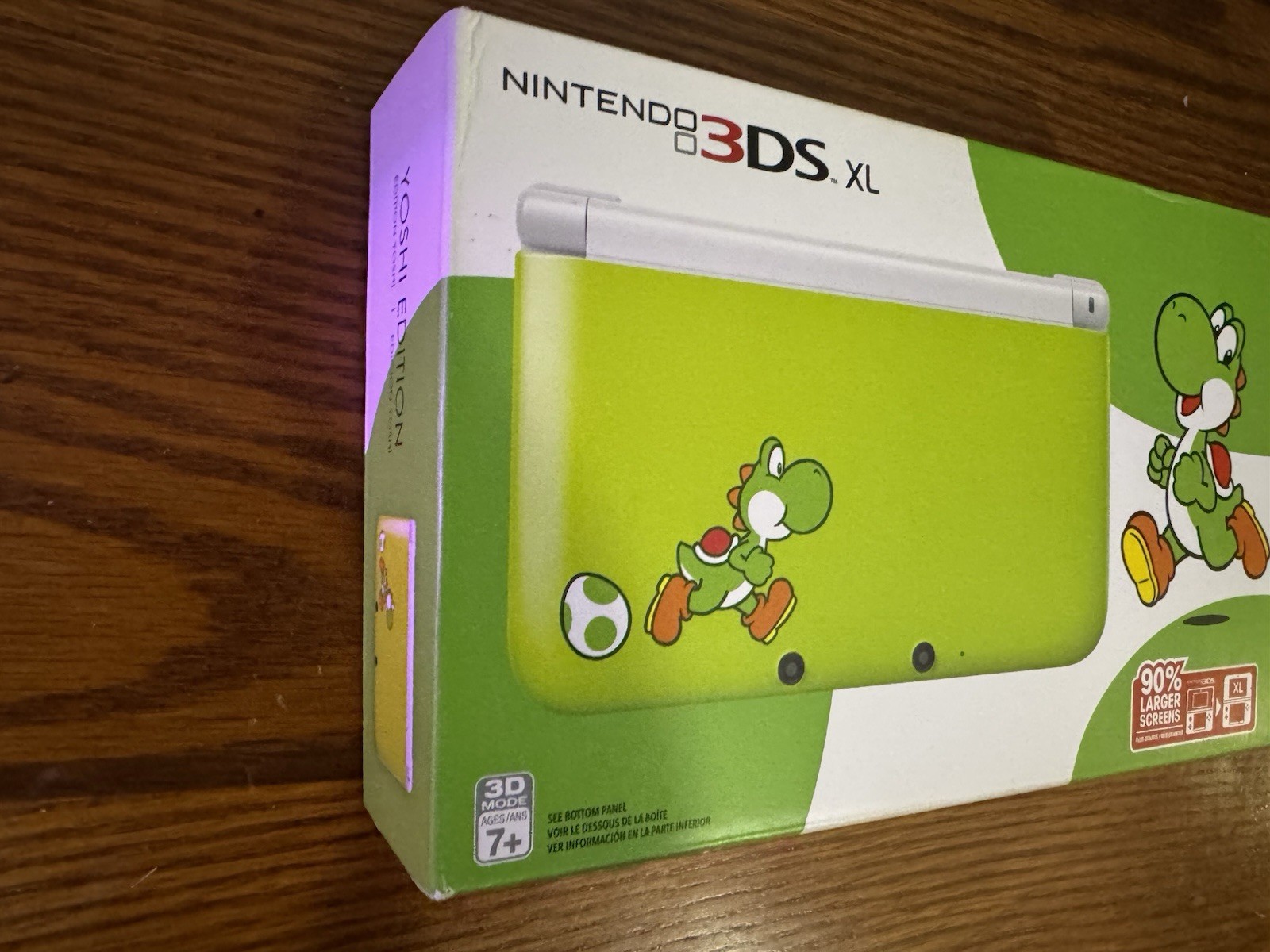 RARE! Yoshi 3DS XL Console IN ORIGINAL BOX w/ Stylus, charger, and Manual