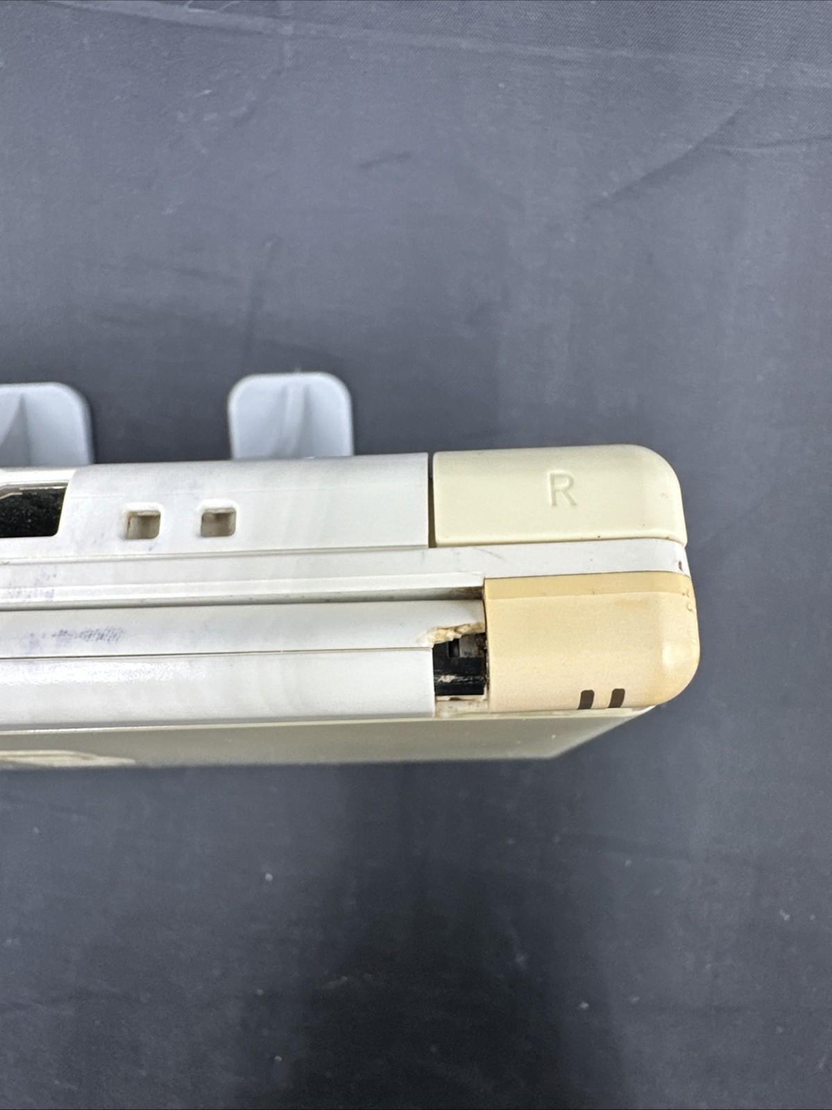 Nintendo DS Lite Handheld Game Console White For Parts Or Repair