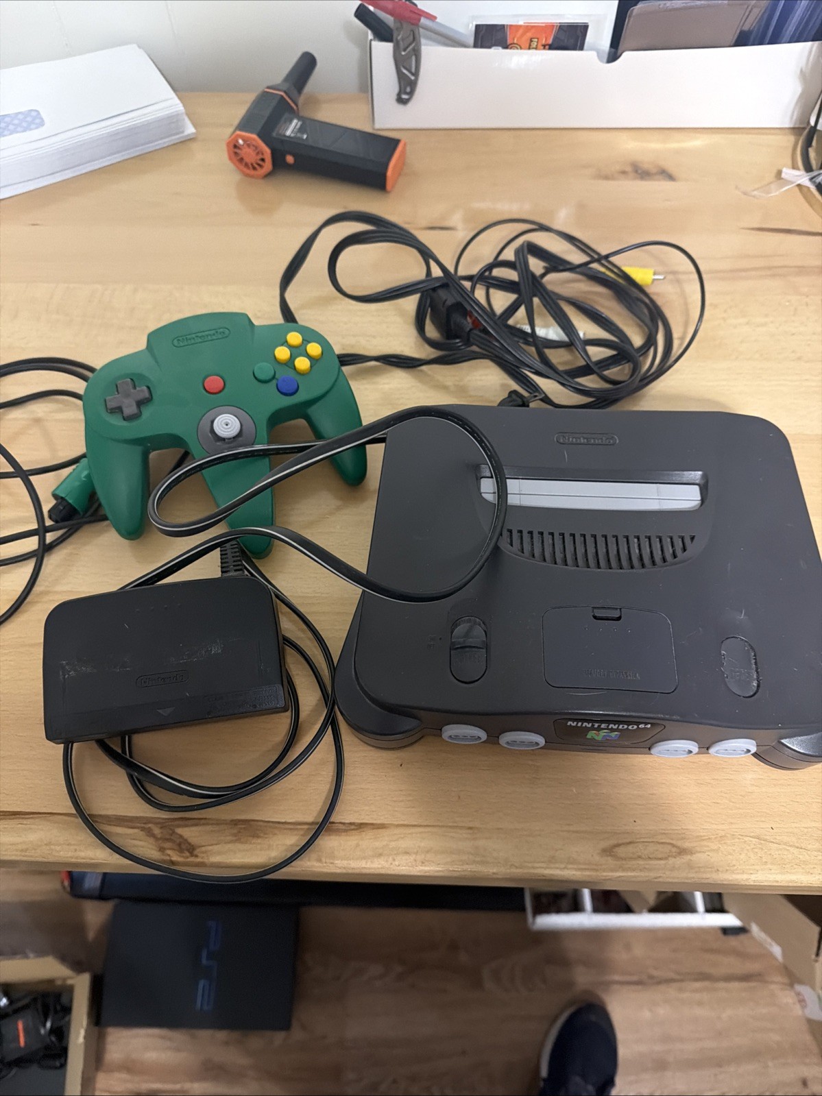 Nintendo 64 System 32MB Home Console – Charcoal Gray Controller Untested