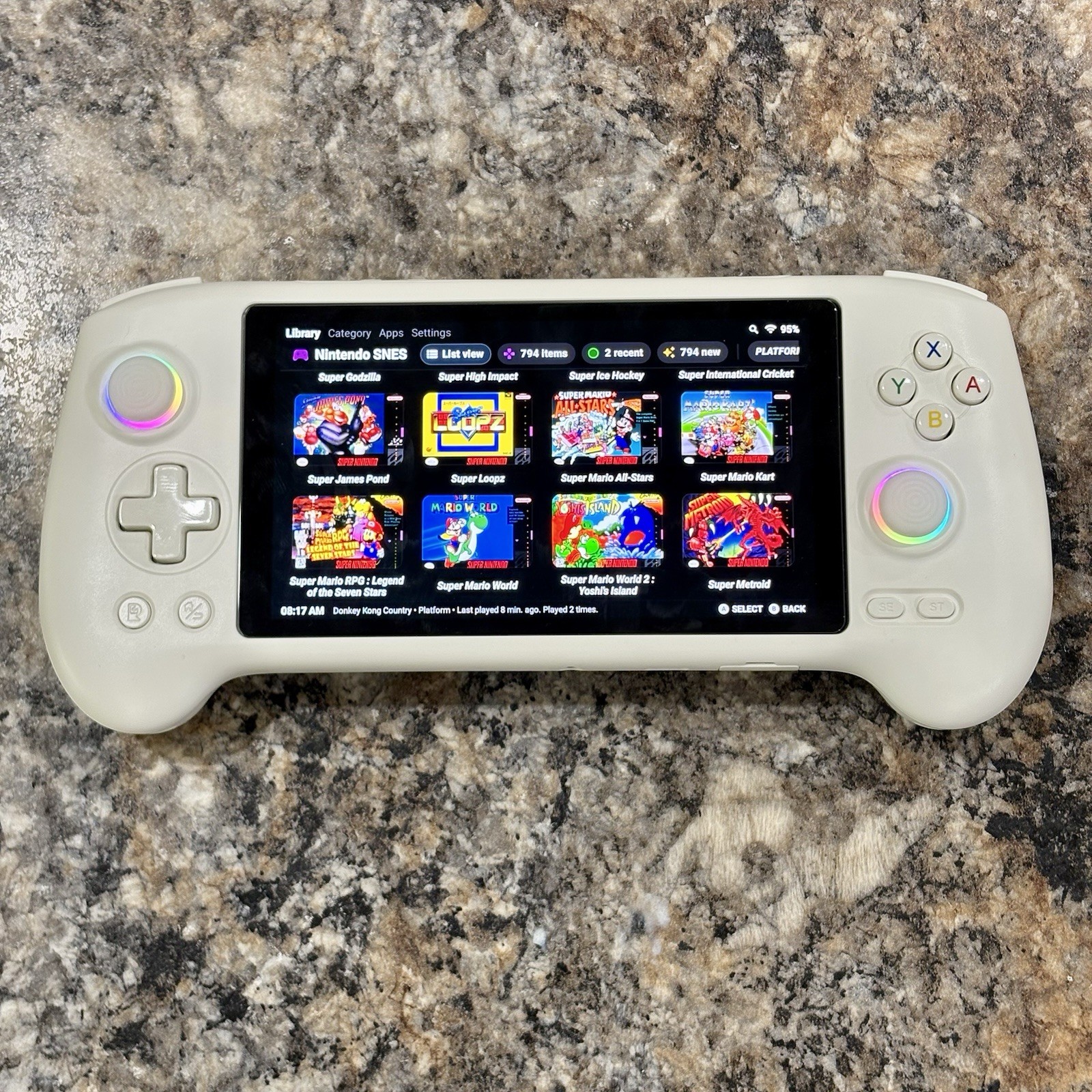 Anbernic RG577 Gaming Handheld, 256GB + 256GB Card, Custom Setup Ready To Play