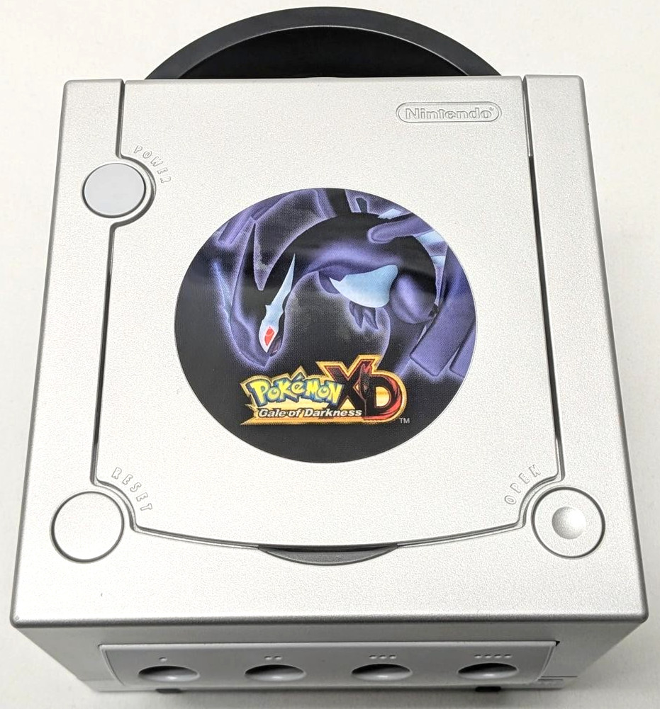 Nintendo GameCube POKEMON XD GALE OF DARKNESS Silver DOL-101 Console System NGC