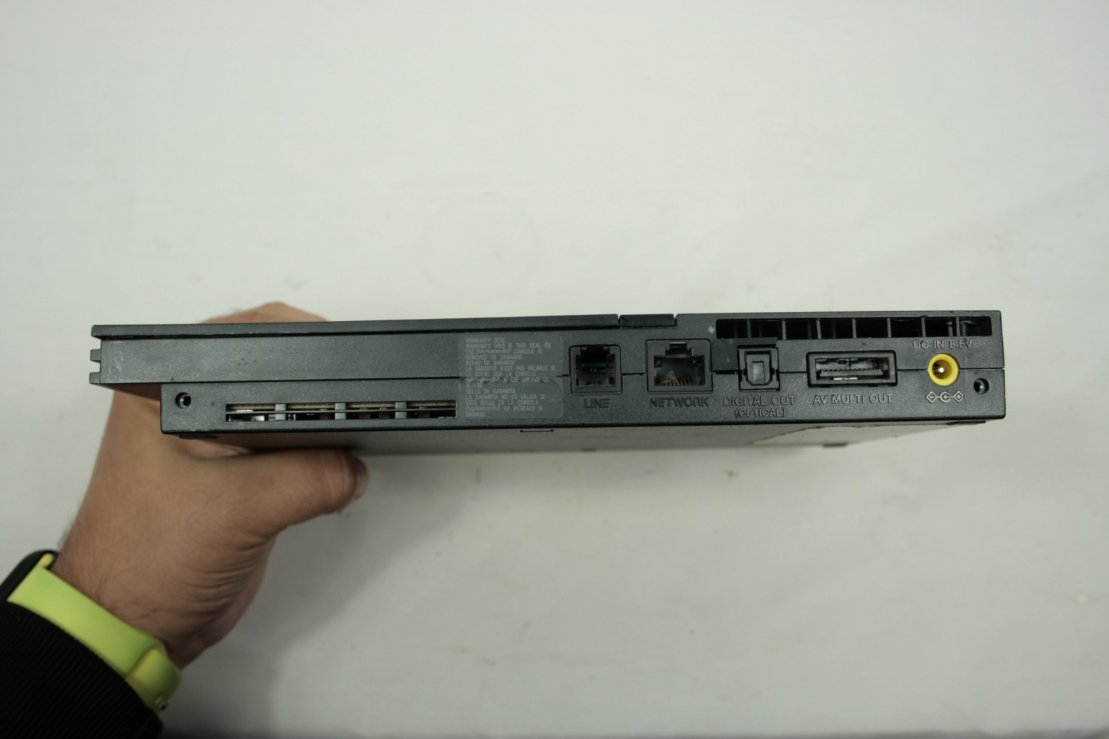Sony PlayStation 2 PS2 Console Slim Black Bundle SCPH-70012 FOR PARTS AS IS