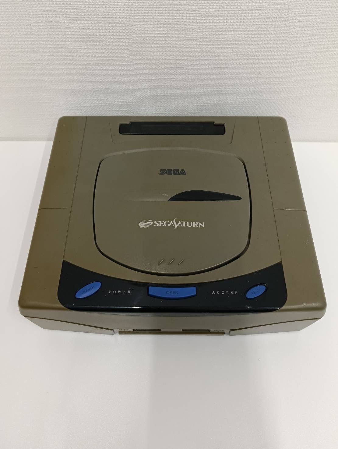 SEGA SATURN Console HST-3200 & Controller & Power Memory [Power-tested]