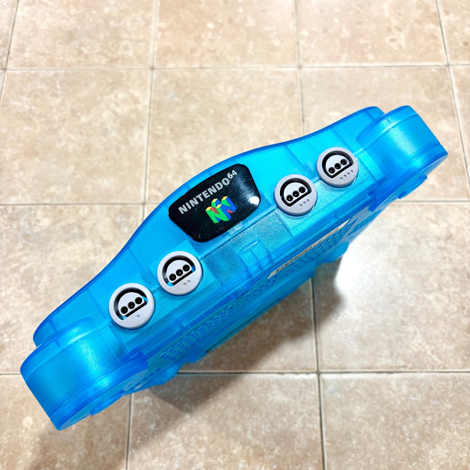 Nintendo 64 Console REGION FREE Funtastic Blue Translucent Refurbished Warranty