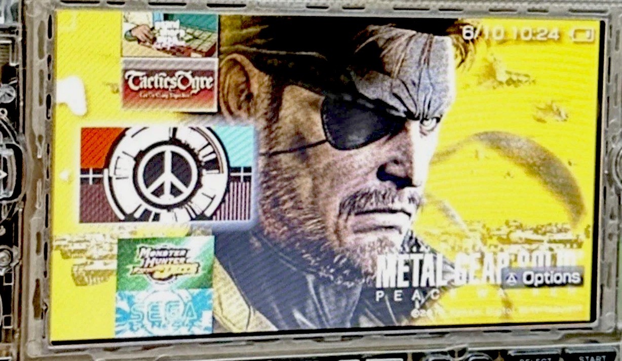 USB C Big Battery Update Clear Blue PlayStation PSP 1000 Console System 26 Games