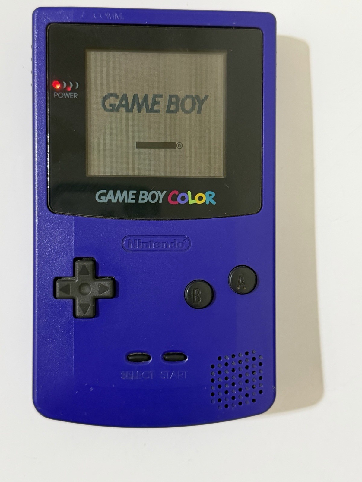 Vintage 1998 Nintendo Game Boy Color Pokémon Grape Console With Case