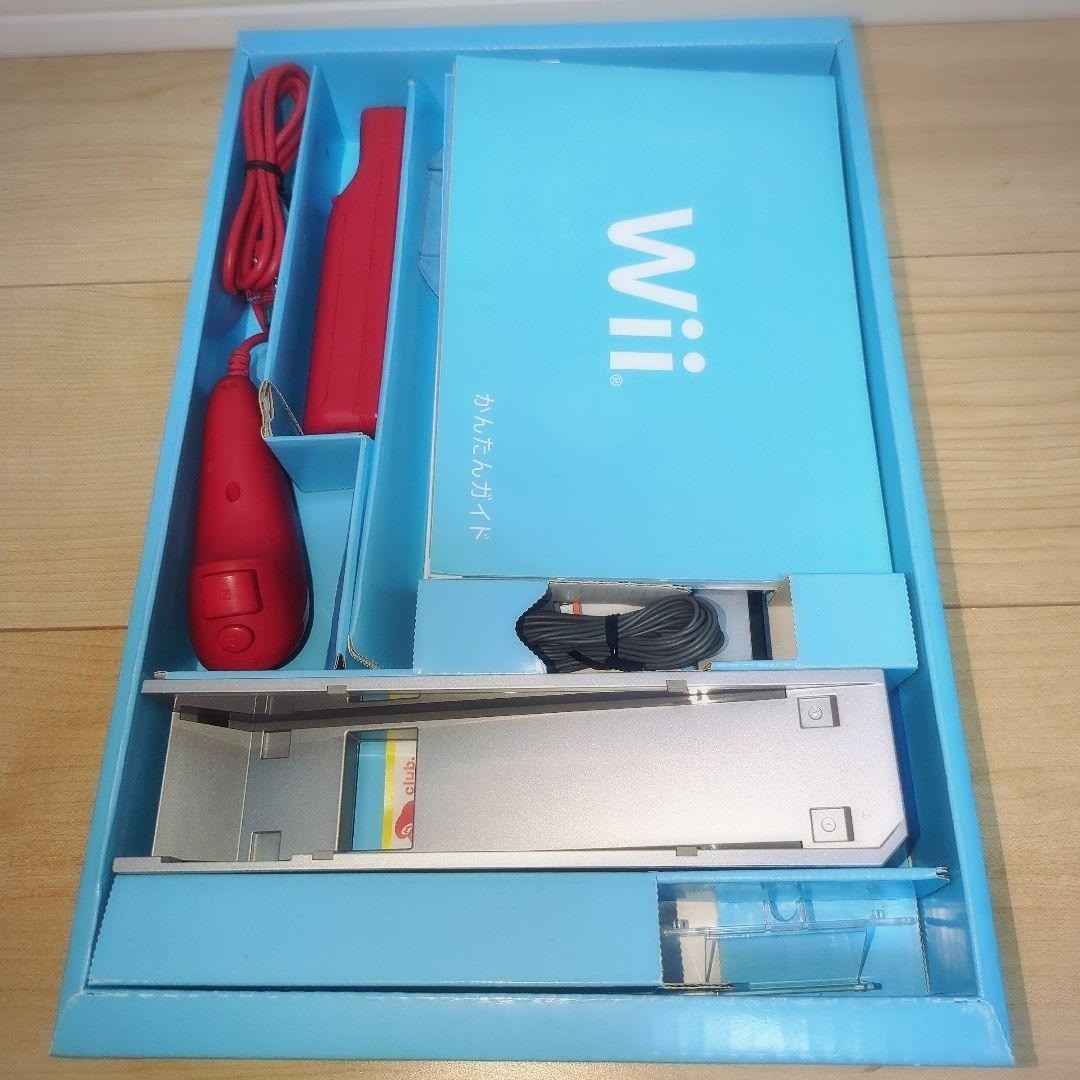 Nintendo Wii Console Super Mario Bros.25th Anniversary Red Edition CIB Tested JP
