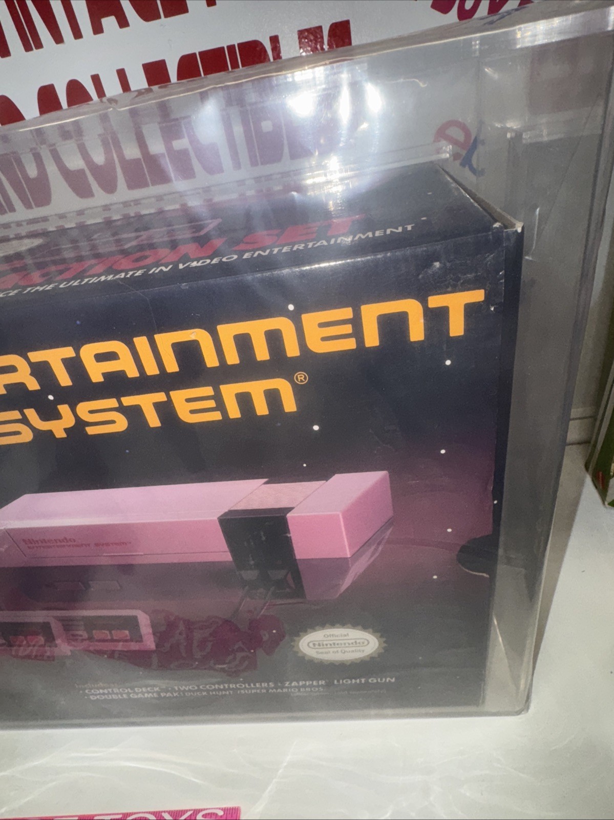 NES Nintendo Action Set Red Zapper System Console VGA Grade 80 🔥 NEW 🔥AFA 🔥