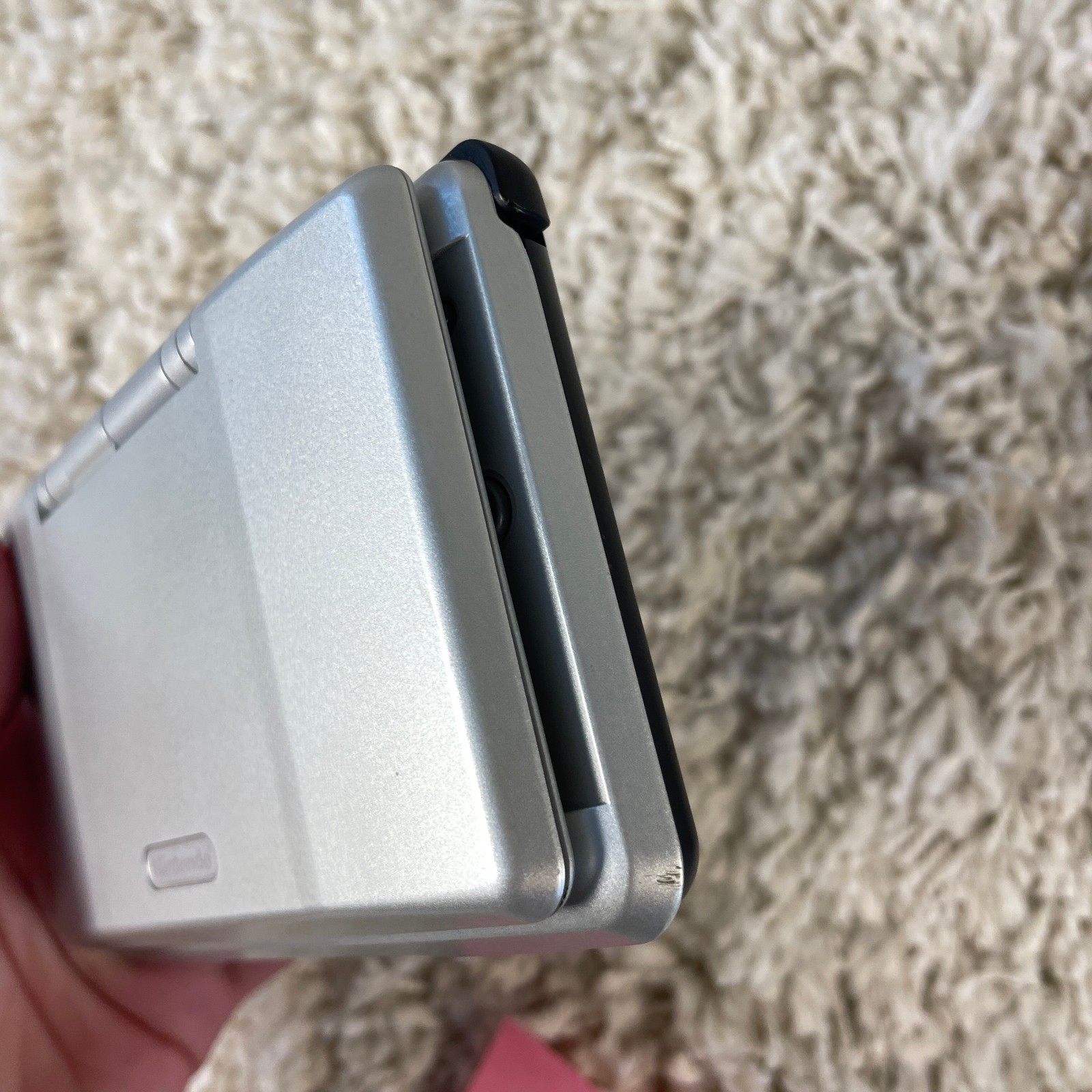 Nintendo DS Original NTR-001 Titanium Silver Handheld Console System READ