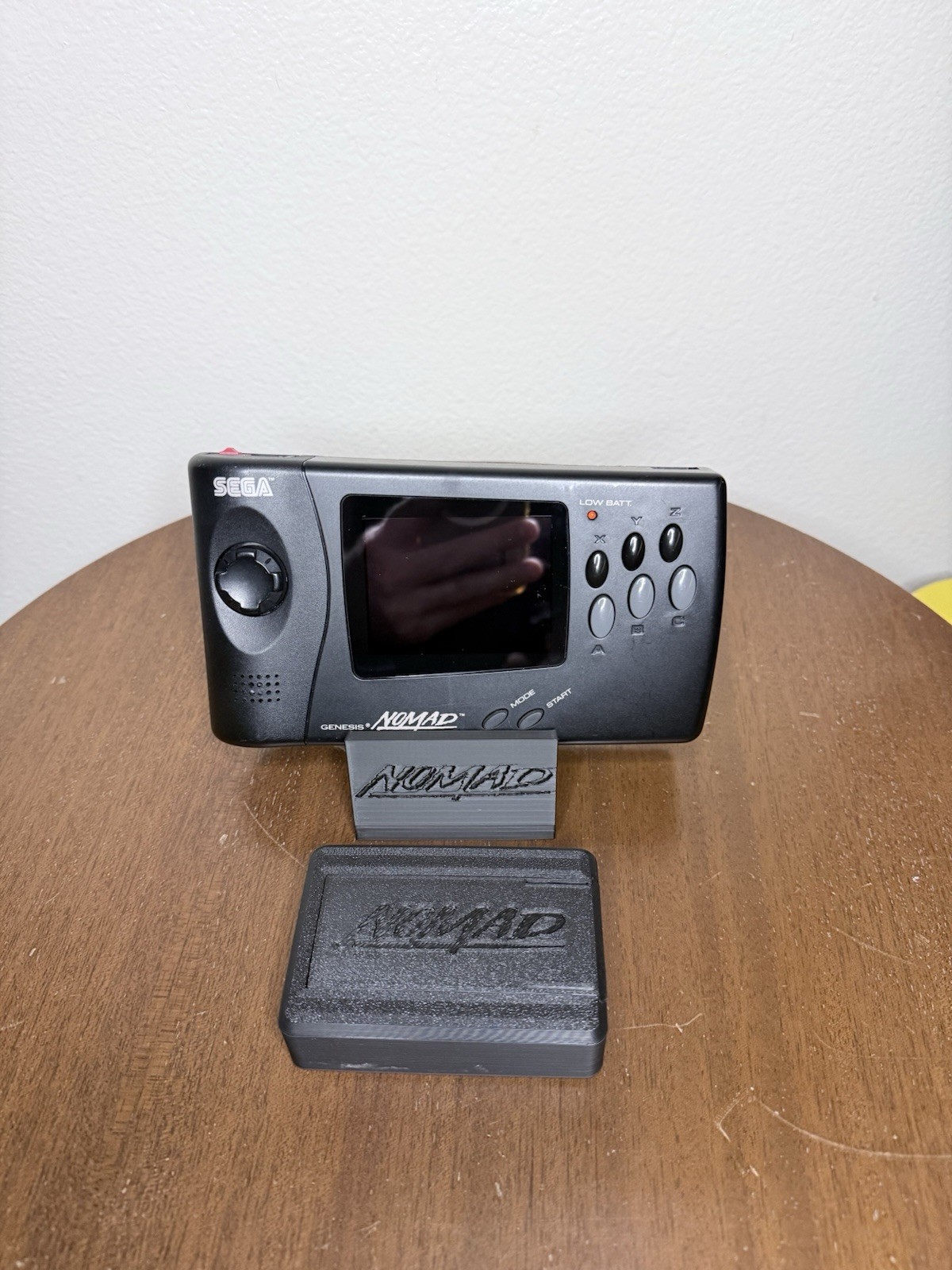 Sega Genesis Nomad MK-6100 Tested/Working w/ Laser Bear Battery Pack