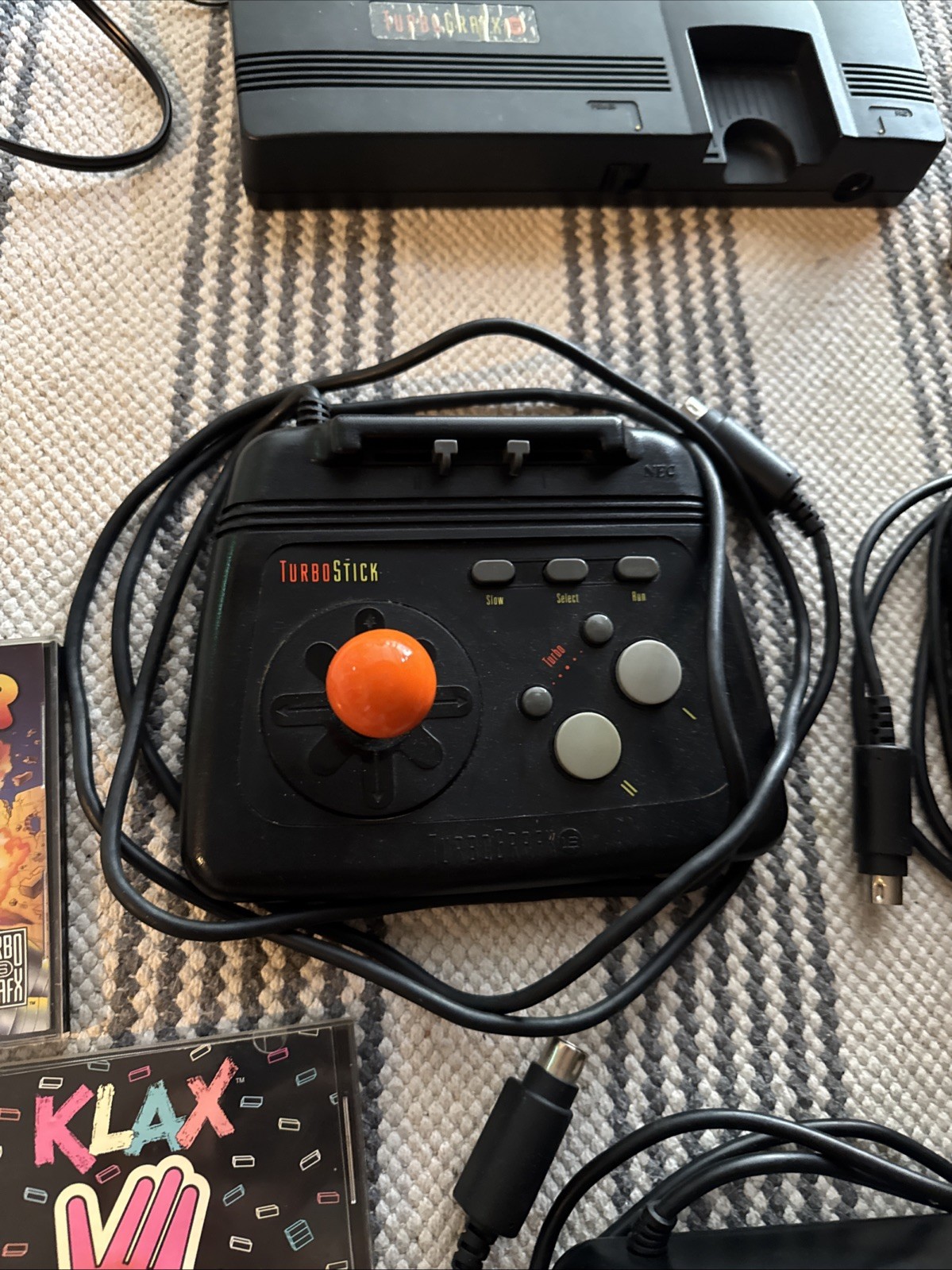 NEC TurboGrafx-16 Console With Three Turbo Stick And More Tested