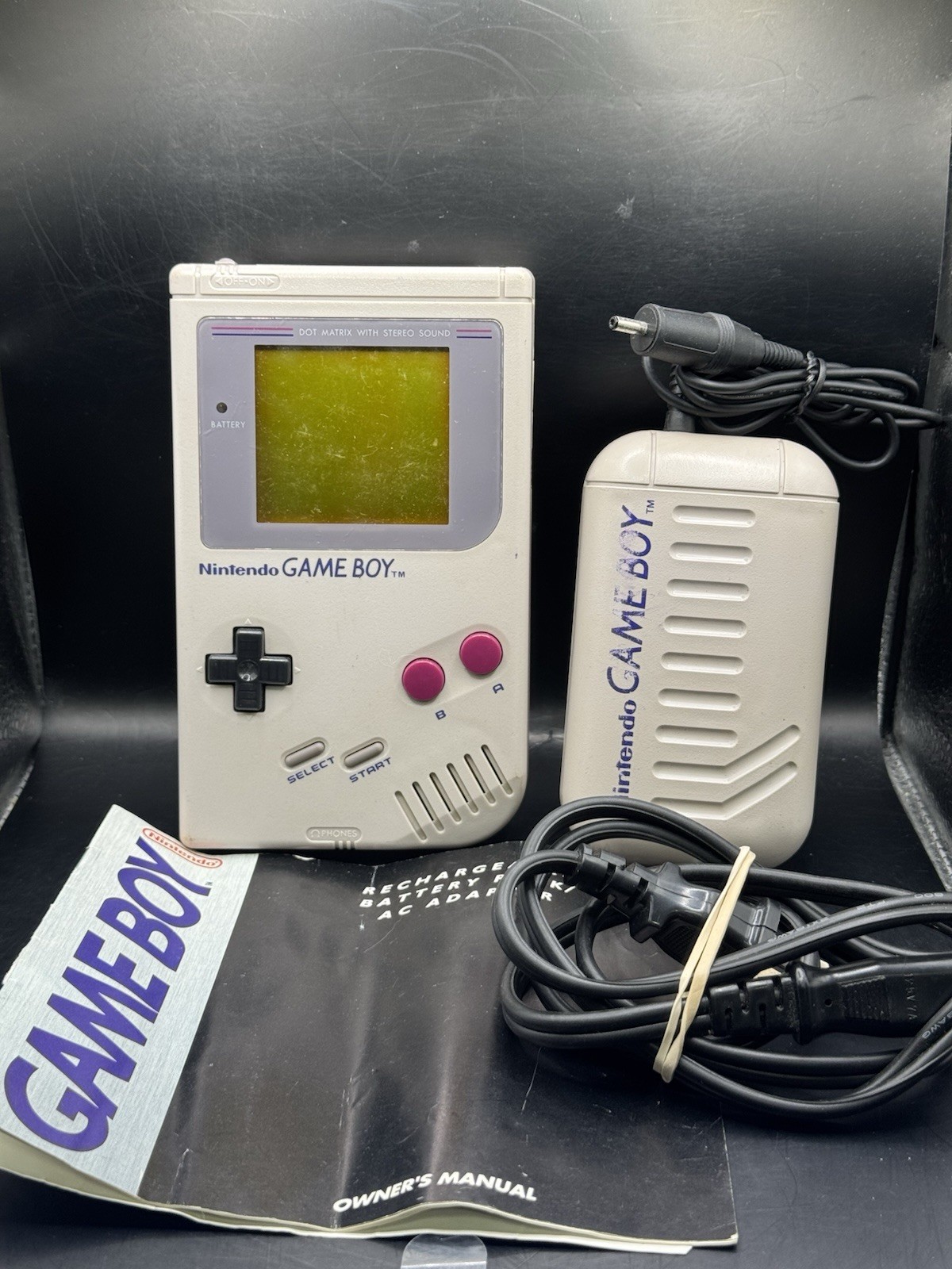Nintendo Game Boy Launch Edition Handheld System – Gray (Read Description)