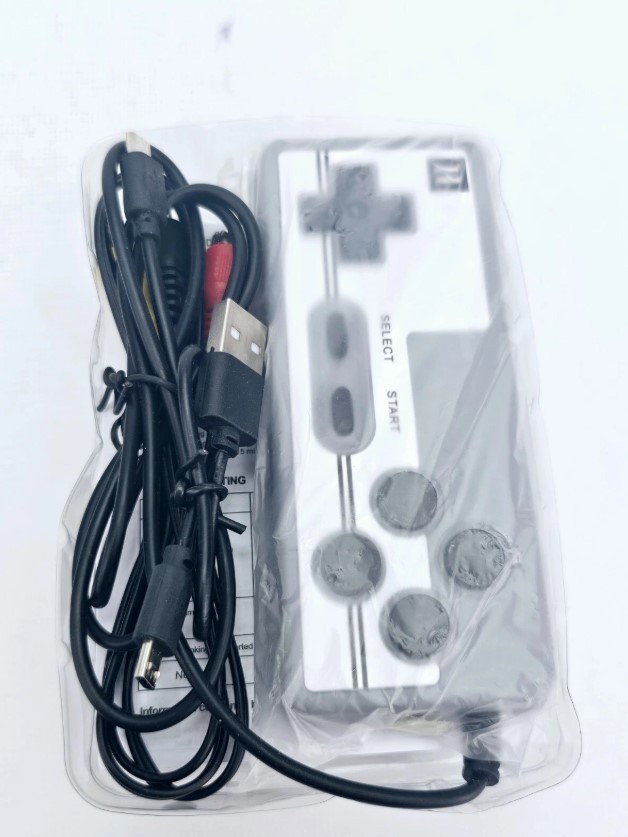 GAMEBOX PLUS HAND HELD GAME SYSTEM RECHARGEABLE BATTERY GREY 500 IN 1 – GRAY