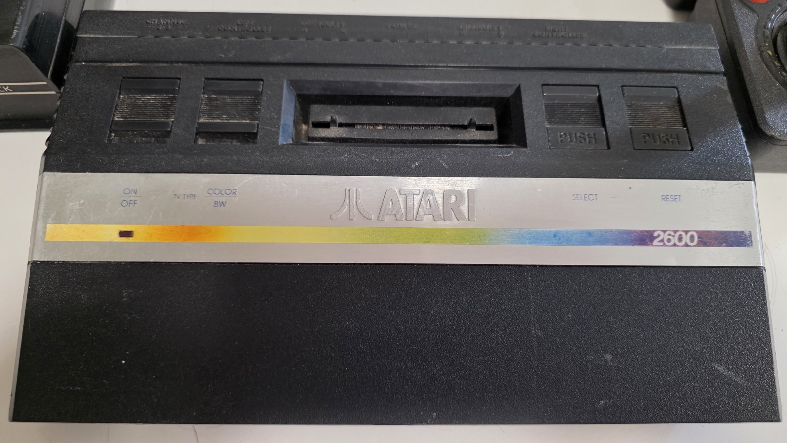 Atari 2600 Jr. Game System Console w/ 2 Joysticks & 3 Games