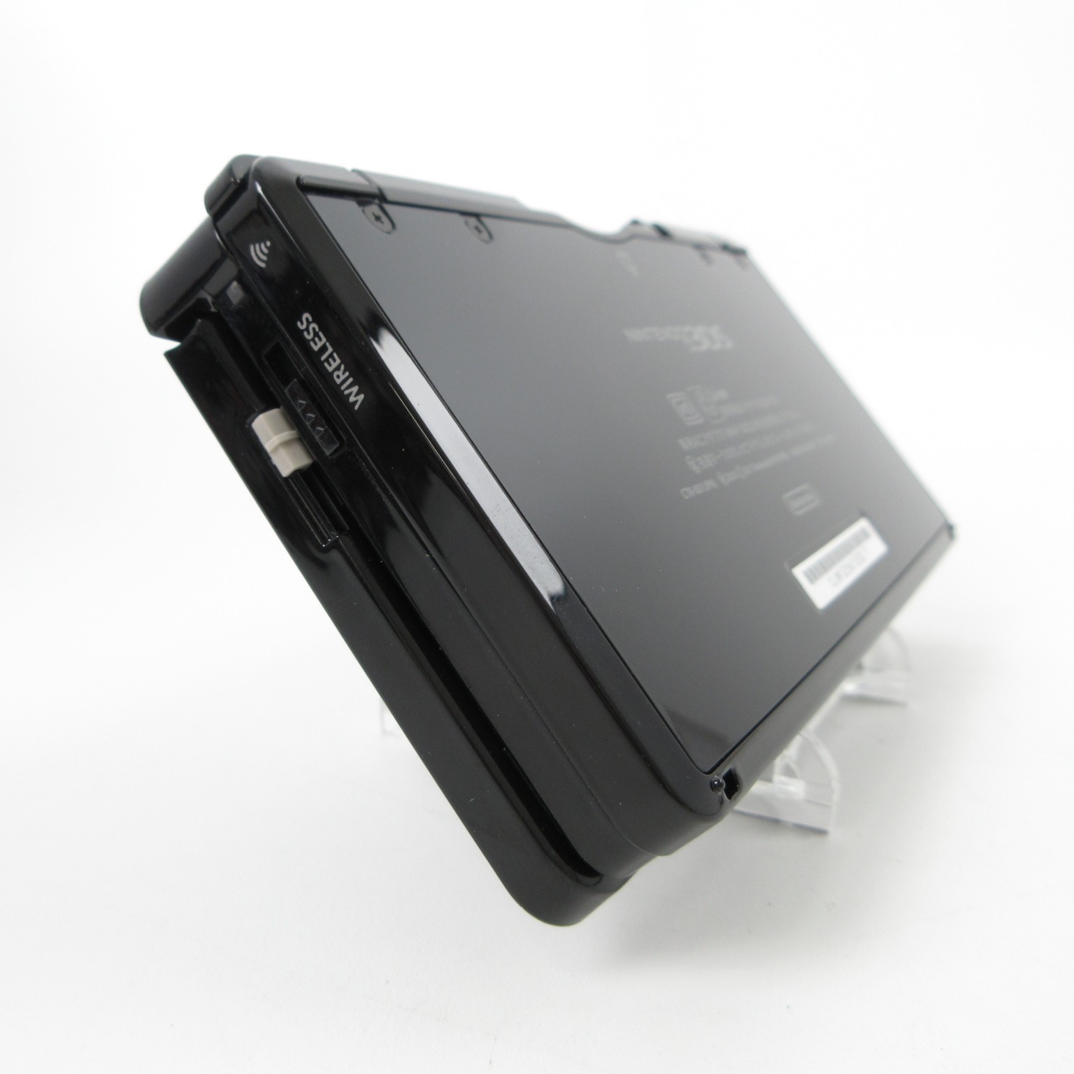 【Near Mint】Nintendo 3DS Clear Black Console Japanese Edition #RET08/0602/06