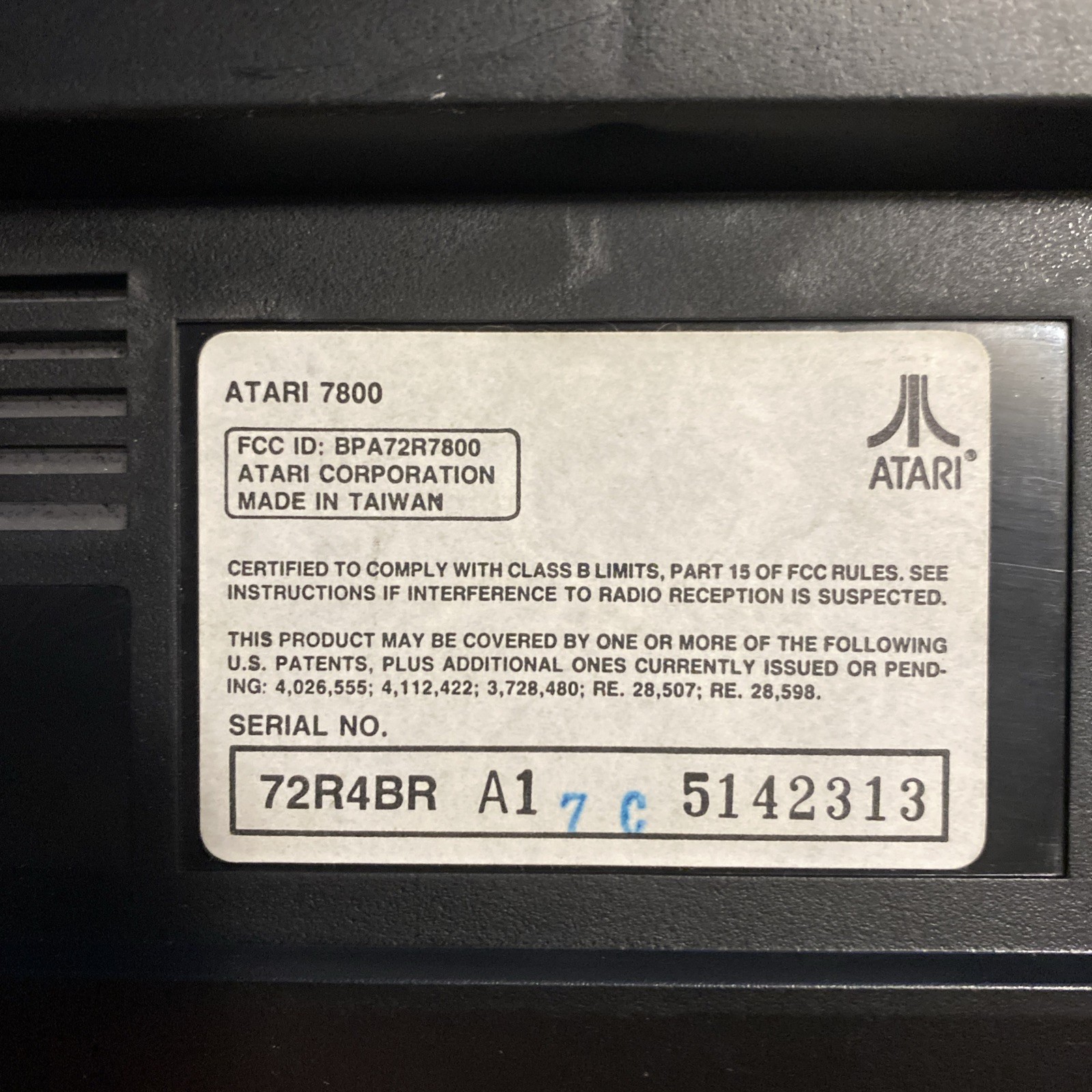 Atari 7800 ProSystem console with its controllers And Extras Tested Works!