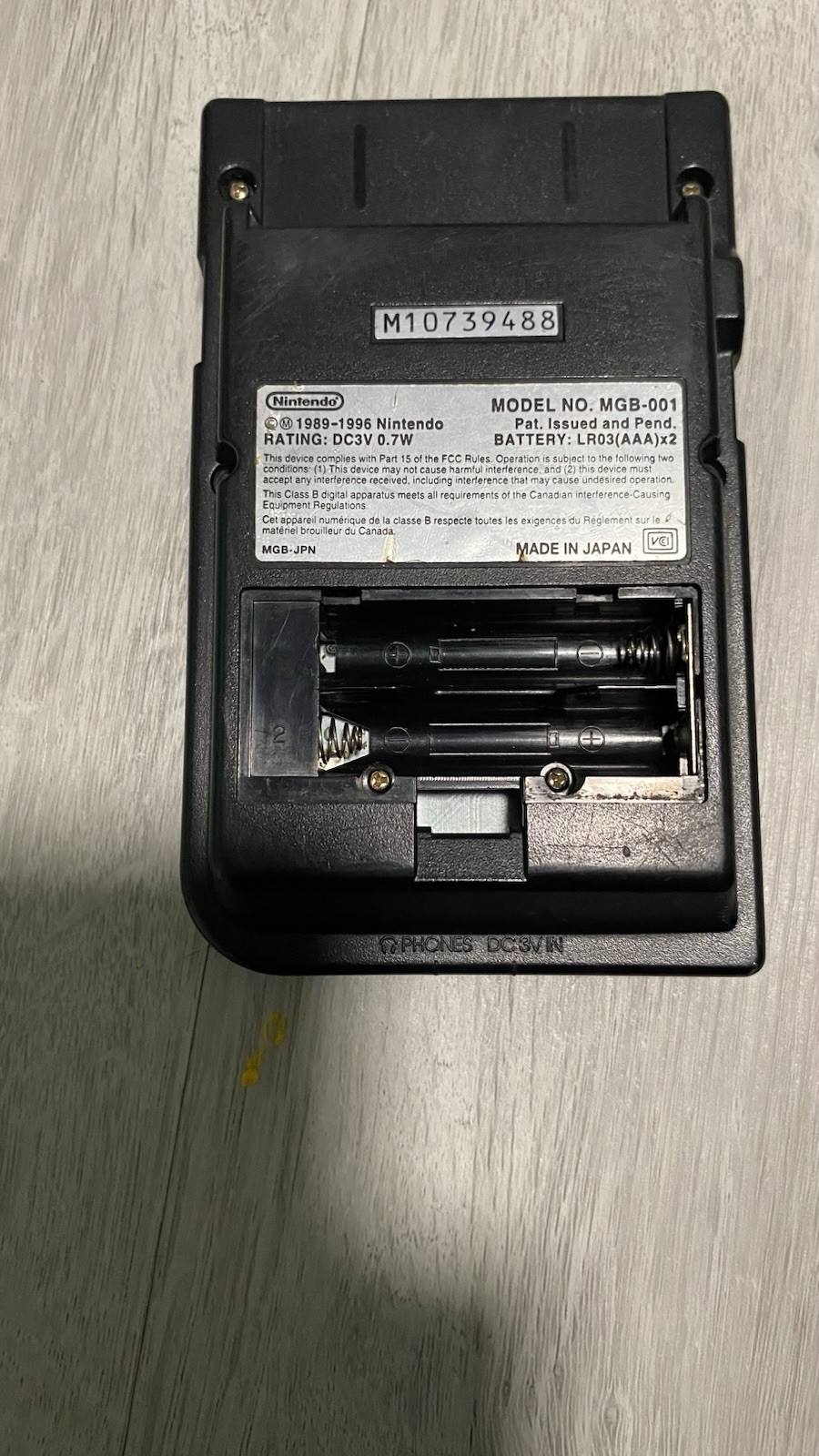 Game Boy Pocket For Parts/repair