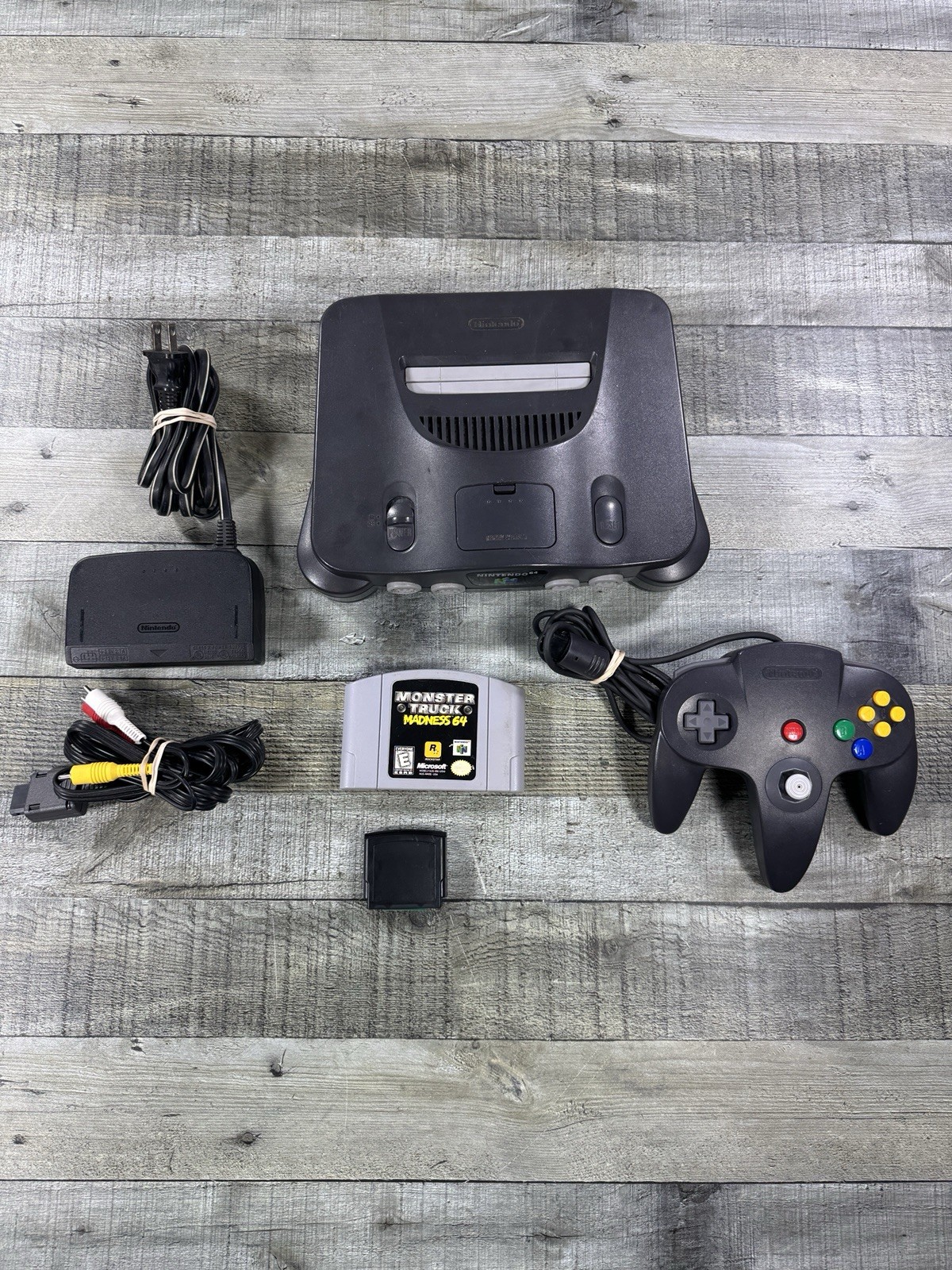 Nintendo N64 Console NUS-001 Monster Truck Madness Video Game Controller