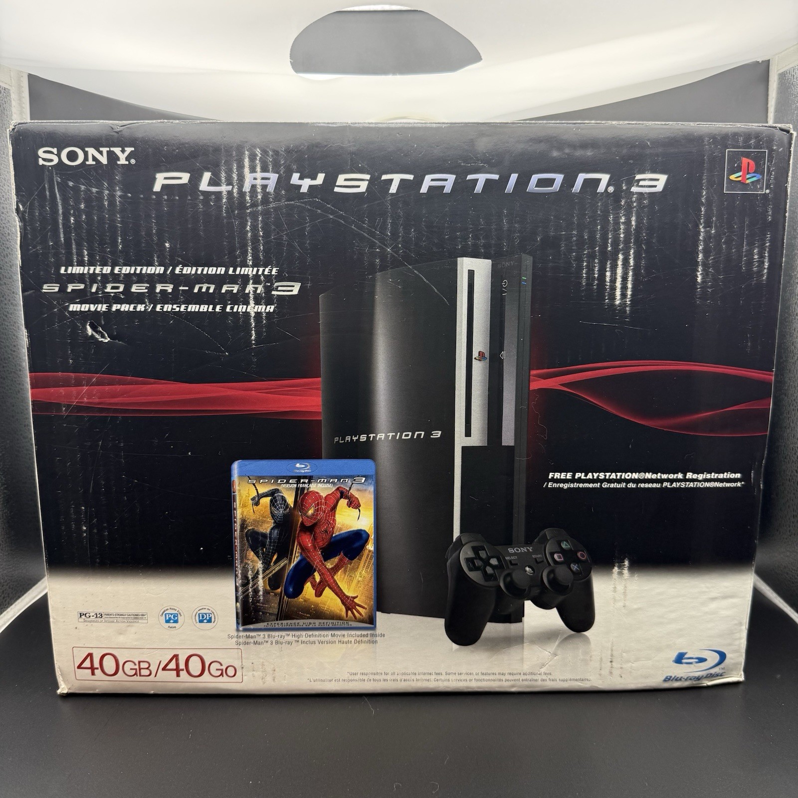 NEW RARE Sony PlayStation 3 PS3 Spiderman 3 Launch Edition 40GB Console CECHG01