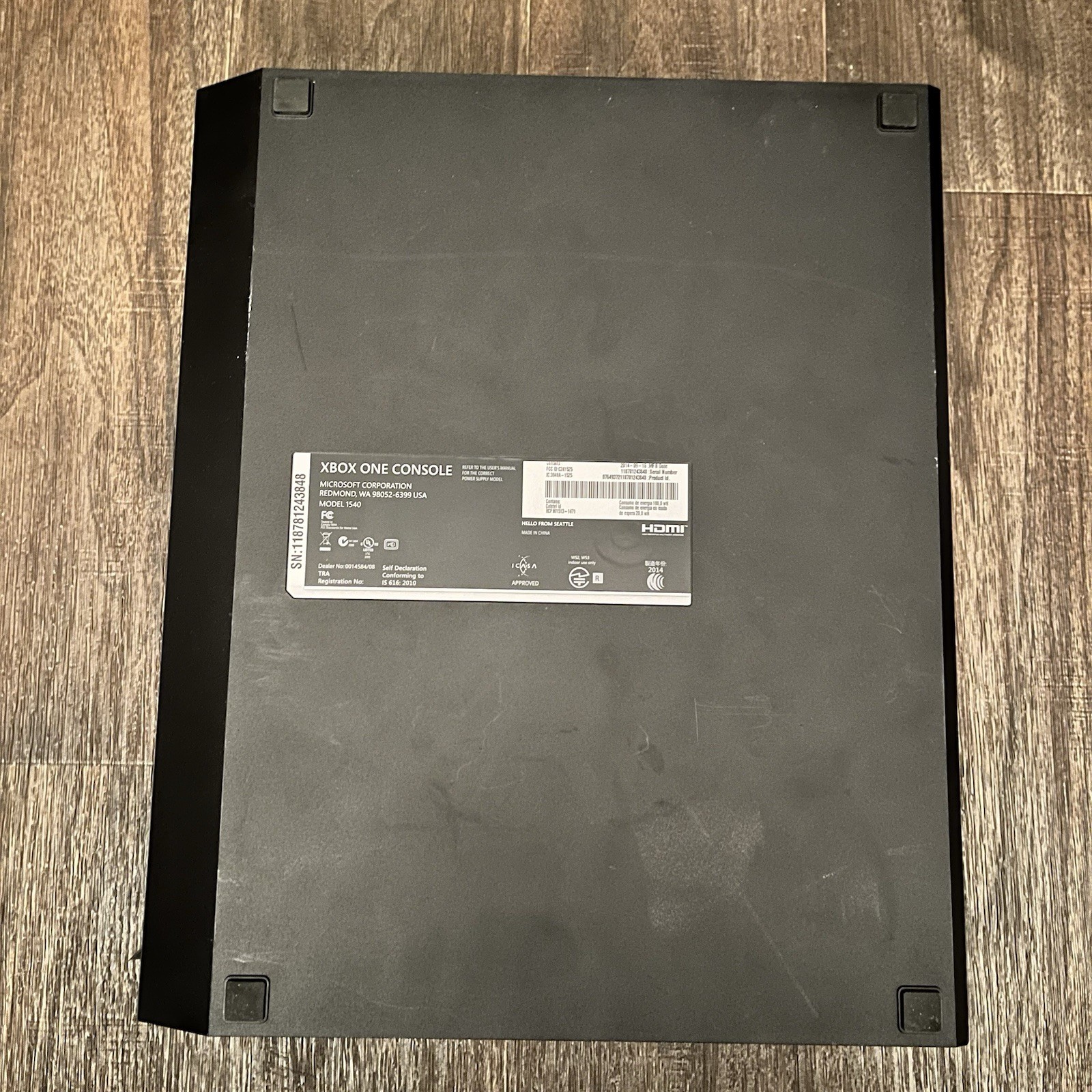 Microsoft Xbox One Console Model 1540 – Parts or Repair