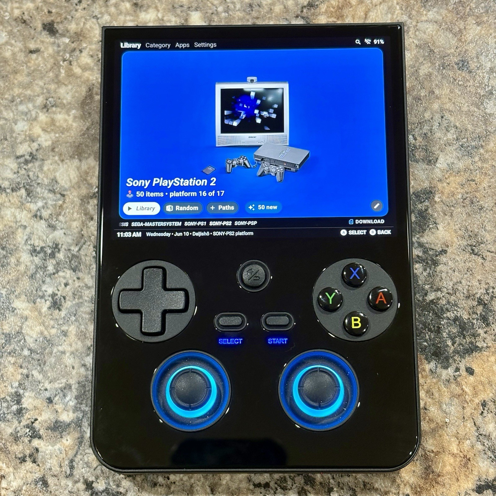 Anbernic RG477V, Custom Retro Handheld, 128GB + 256GB Card, Loaded Ready To Play
