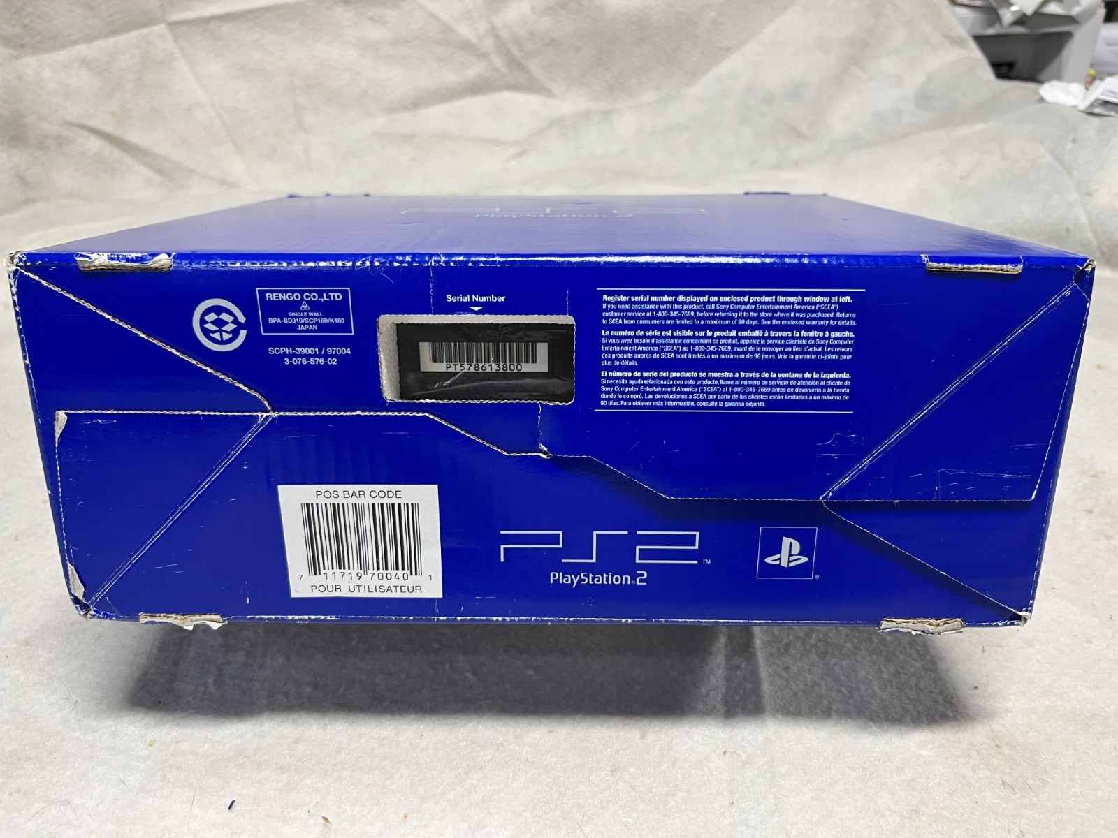 Barely Used Sony Playstation 2 PS2 Console System 39001 Complete in Original BOX