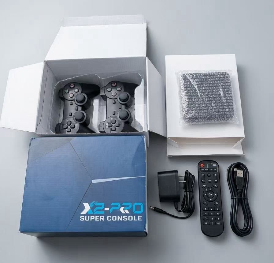 Super Console X2 Pro Retro Game Console 70000+ Games PS1 DC MAME SS +Gamepad