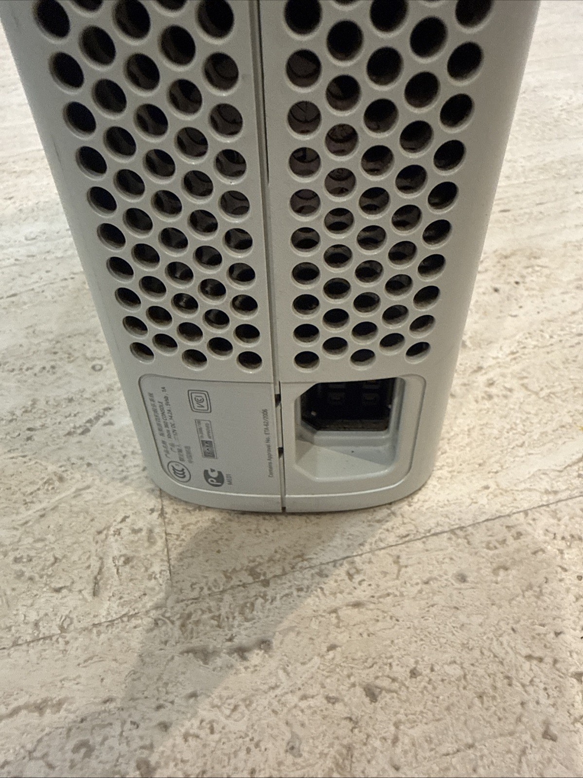 Microsoft Xbox 360 Matte White Console for Parts or Repair-Untested No Cords