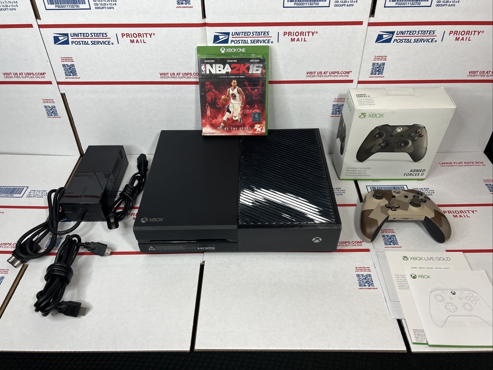 Microsoft Xbox One 500GB Console W/ Armed Forces Controller- SAME DAY -WARRANTY
