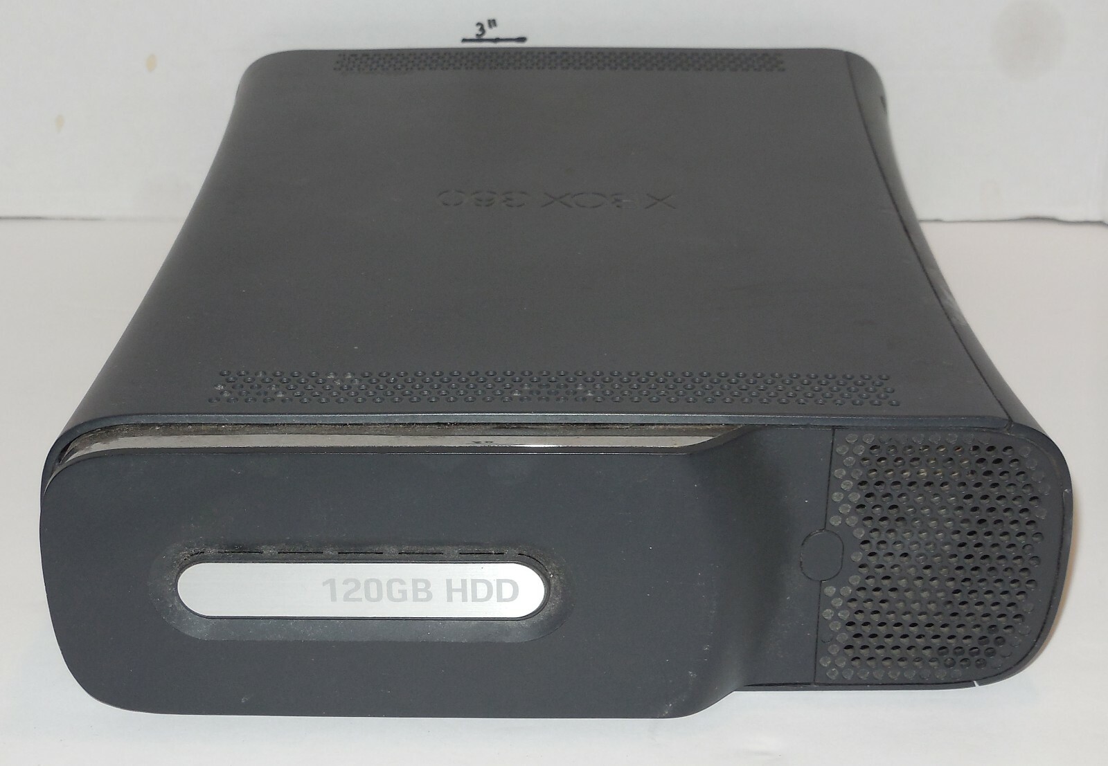 Microsoft Xbox 360 Matte Black Console with Power Adapter Controller 120 GB HD