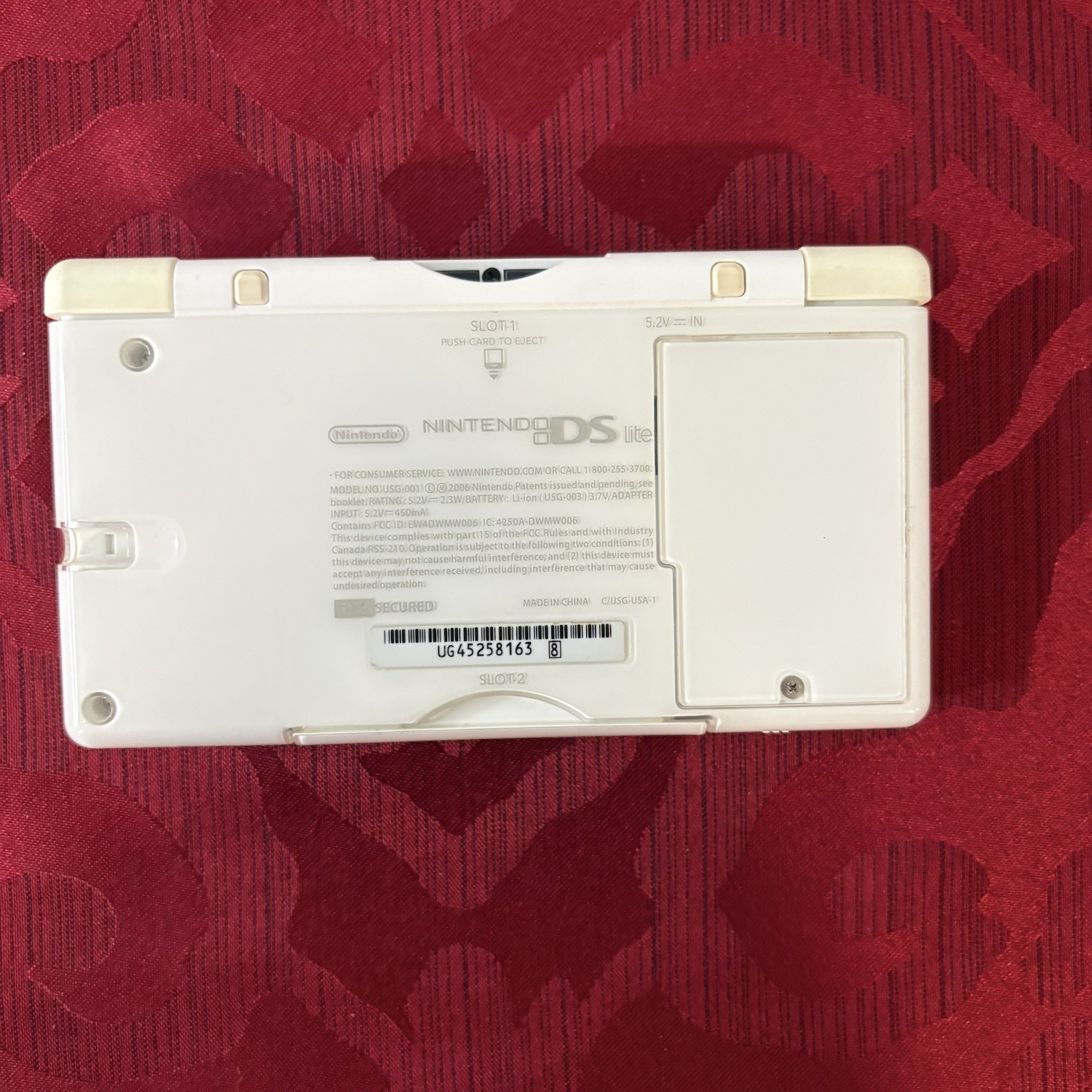Tested Nintendo DS Lite w/ Case, Five Games, Aftermarket Charger, and Stylus