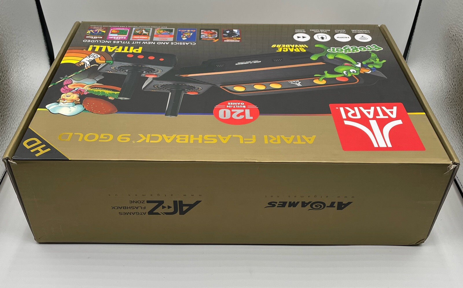 Atari Flashback 9 Gold Console with 120 Built-in Games