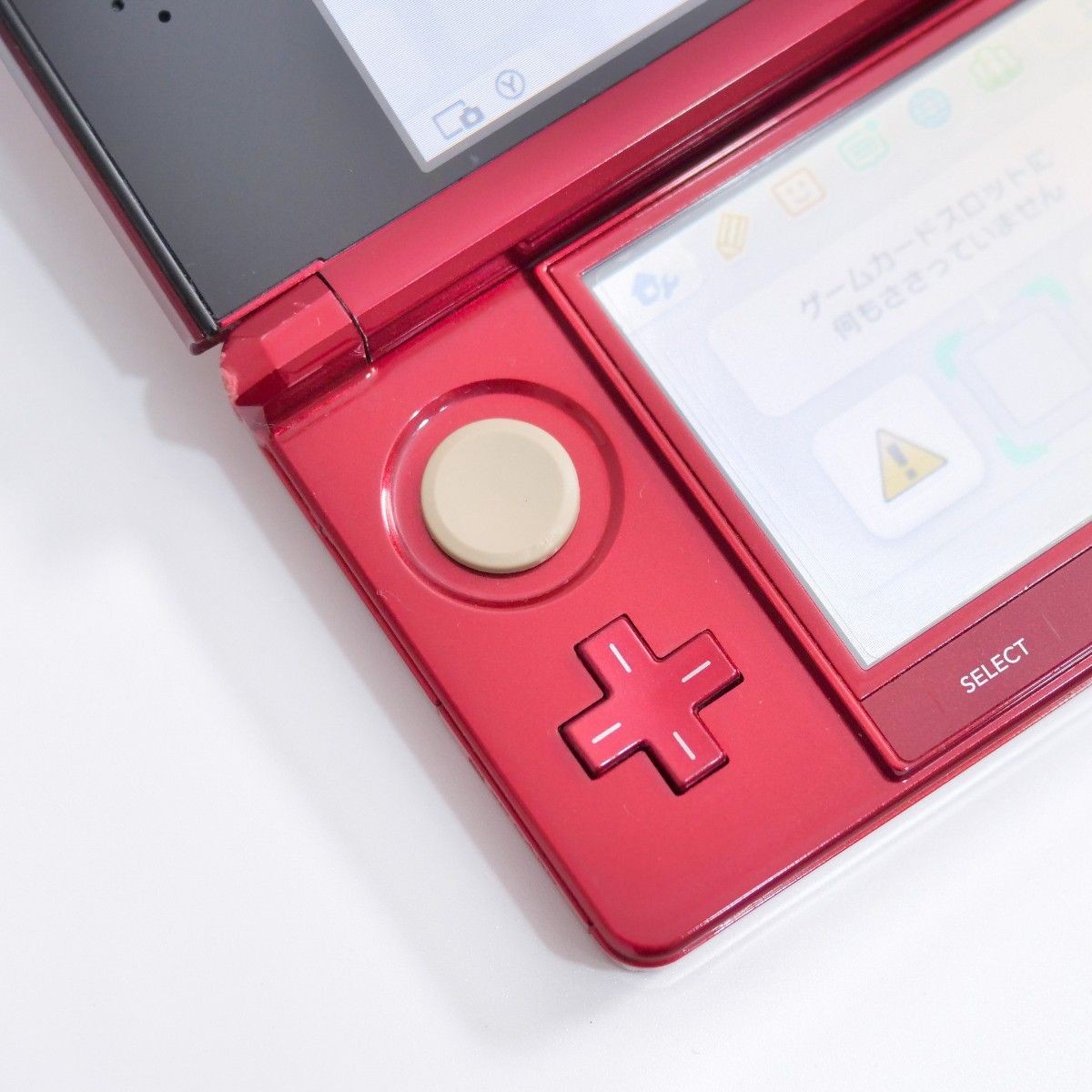 Nintendo 3DS Red [Tested / Working] Compatible Charger & 2GB SD Card Included