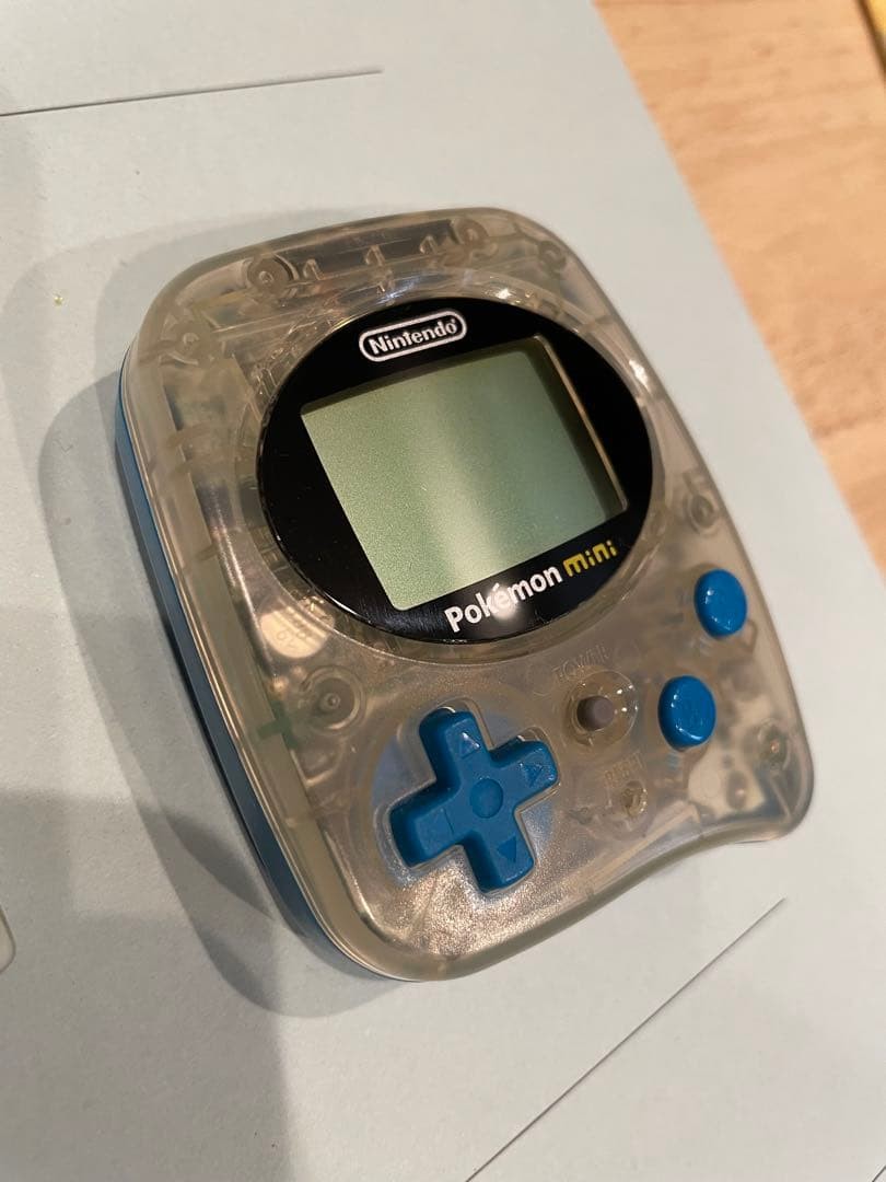 Nintendo Pokemon Mini Console Wooper Blue MIN-001 with Pokemon Party Mini Game
