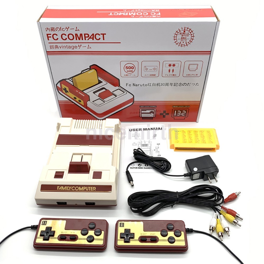 8 Bit Video Game Console Built in 500 Classic Games Family Computer TV Game Cons