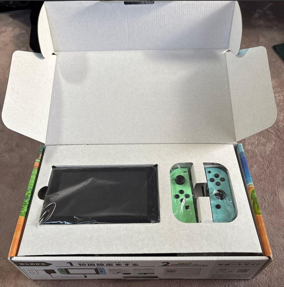 Nintendo Switch Animal Crossing Edition Console Box [Game Software Not Included]