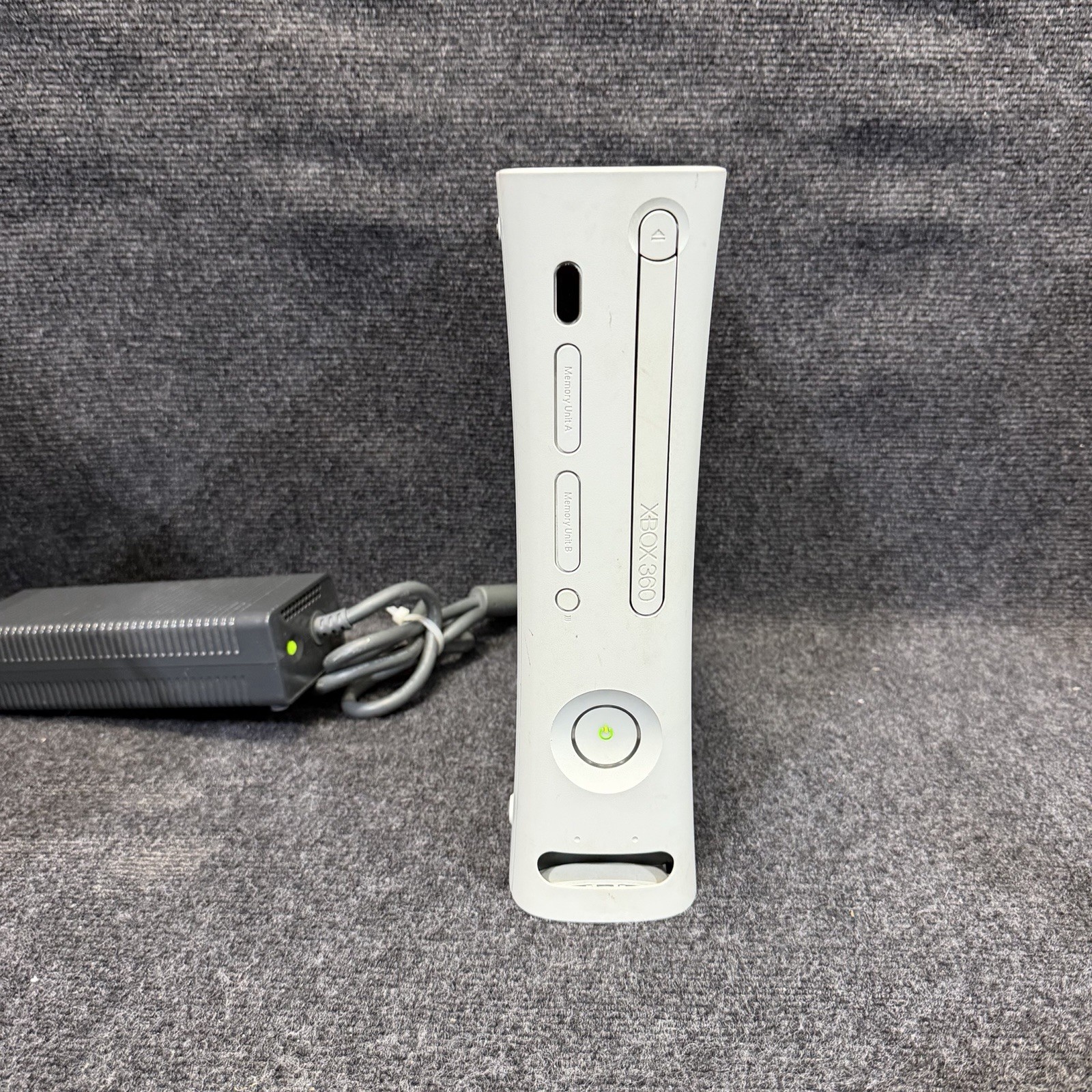 Microsoft Xbox 360 Fat White Console For Parts/Repair Disc Read Error No HD 1007